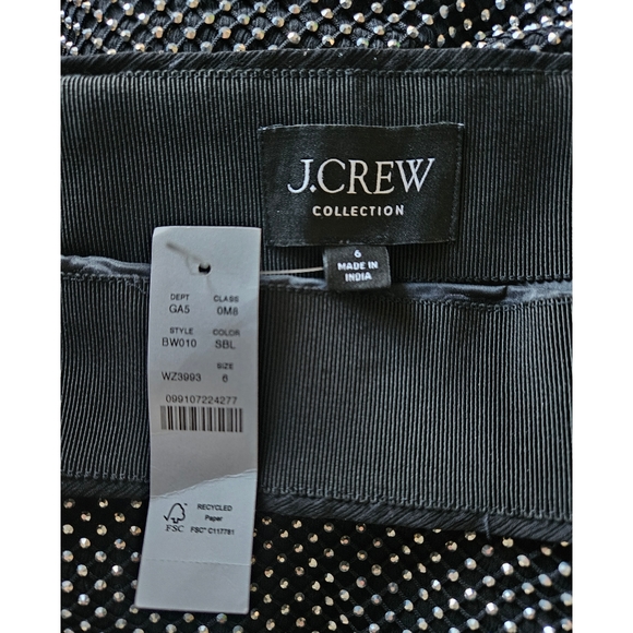 J.Crew Collection Side-Slit Rhinestone Skirt - Picture 15 of 15